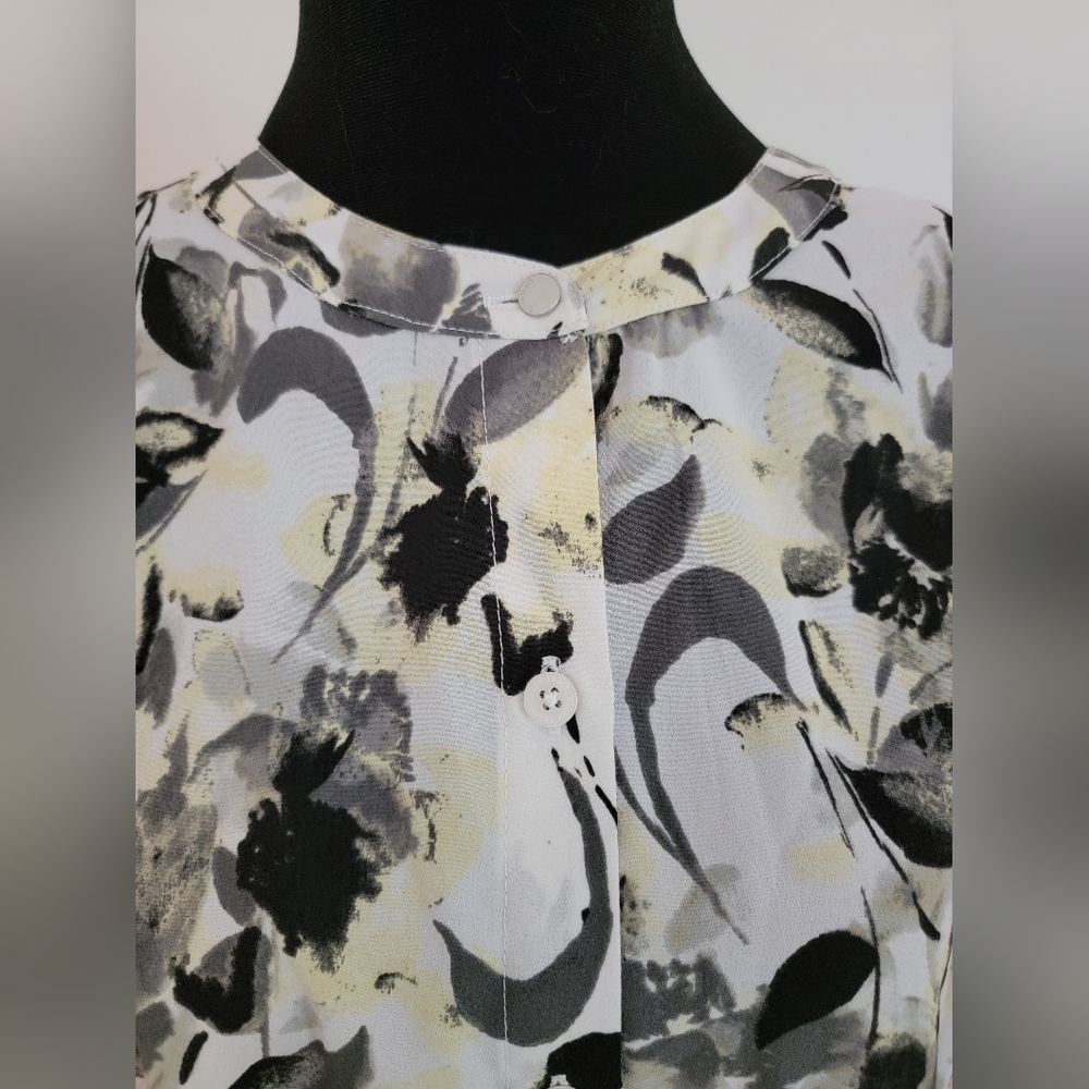 Ellen Tracy Sleeveless Women's Top Sz L w/ Side Ties